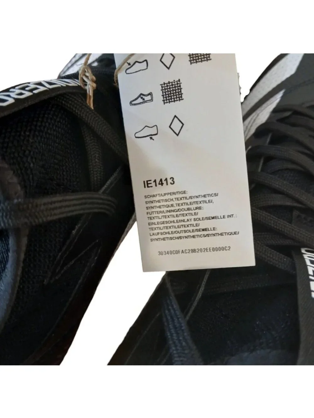 Adidas Adizero Impact Black/White Football Cleats Shoes IE1413 Men's‎ Size 8 NWT